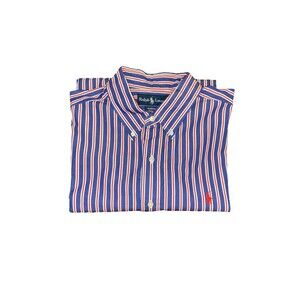 Ralph Lauren Classic Button Down Shirt Men’s XL Multicolor Long Sleeve Pony Logo